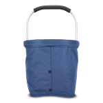 Cesta de piquenique feita de nylon em várias cores dobrável cor azul-escuro quinta vista