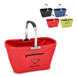 Cesta de piquenique feita de nylon em várias cores dobrável