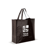 Saco woven laminado com alças longas a condizer e capacidade de 10kg vista principal