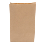 Saco de papel kraft sem asas certificação FSC feito na EU 29x18x9cm cor castanho segunda vista