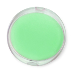Estojo de plástico para folhas de sabão solúveis em água cor verde menta