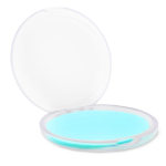 Estojo de plástico para folhas de sabão solúveis em água cor azul pastel segunda vista