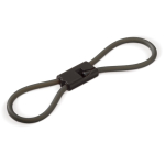 Expansor fitness de diferentes cores para múltiplos grupos musculares cor preto quarta vista