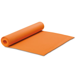 Tapete de yoga de 4mm de espessura com saco para transporte cor cor-de-laranja