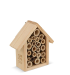 Pequena casa ecológica para abelhas feita de madeira FSC vista principal