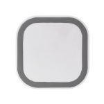 Carregador sem fios quadrado em várias cores vibrantes 5W cor branco