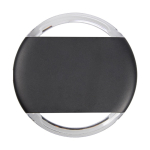 Carregador sem fios circular com bordas luminosas 5W cor preto terceira vista