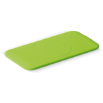 Bateria externa sem fios retangular em várias cores 5W cor verde-lima
