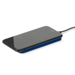 Bateria externa sem fios retangular em várias cores 5W cor azul-escuro terceira vista