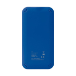 Bateria externa sem fios retangular em várias cores 5W cor azul-escuro sexta vista