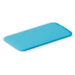 Bateria externa sem fios retangular em várias cores 5W cor azul-claro