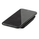 Carregador sem fios e suporte com acabamento suave para telemóvel 5W cor preto quinta vista