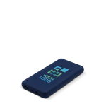 Bateria externa de borracha com porta USB-A e porta tipo C 8000 mAh vista principal
