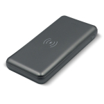 Bateria externa metálica com carregamento sem fios 8.000mAh cor titânio