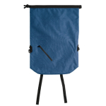 Mochila roll-top resistente à água com bolso frontal 22L cor azul segunda vista