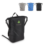 Mochila roll-top resistente à água com bolso frontal 22L