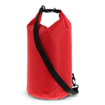Saco a tiracolo impermeável em PVC com capacidade de 10L Bayside XL cor vermelho