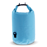 Saco de lona impermeável em várias cores com capacidade de 15L cor azul-claro terceira vista