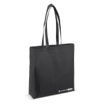 Saco ecológico feito de RPET com asas largas a condizer 100 g/m2 cor preto