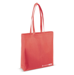 Saco ecológico feito de RPET com asas largas a condizer 100 g/m2 cor vermelho