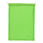 Saco reutilizável de algodão para frutas e verduras 30x40 cm cor verde-lima segunda vista