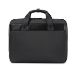 Mala para portátil personalizada de RPET com alça de ombro 15.6'' cor preto terceira vista