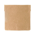 Saco térmico para snacks de papel reciclado com fecho de velcro Snacks cor castanho quinta vista