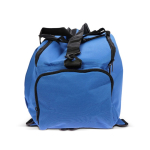 Saco de viagem personalizado de RPET com múltiplos compartimentos cor azul sétima vista