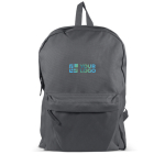 Mochila clássica de RPET em várias cores e bolso frontal vista principal