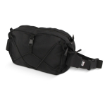 Bolsa de cintura para eventos RPET em várias cores e cordão ajustável cor preto