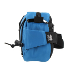 Bolsa de cintura para eventos RPET em várias cores e cordão ajustável cor azul quarta vista