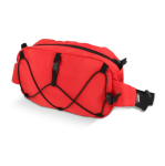 Bolsa de cintura para eventos RPET em várias cores e cordão ajustável cor vermelho