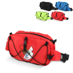 Bolsa de cintura para eventos RPET em várias cores e cordão ajustável