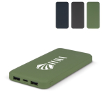 Bateria externa compacta 10.000mAh em plástico reciclado