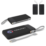 Powerbank de plástico reciclado com carregamento rápido 10.000mAh