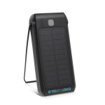 Bateria externa personalizada e lanterna recarregável a energia solar vista principal