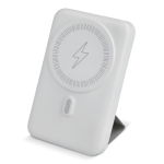 Carregador sem fios personalizadoMegSafe com entrada USB-A e tipo-C cor branco terceira vista