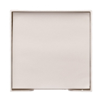 Cubo de plástico de 320 folhas brancas para notas 10x10x5 cm cor branco quinta vista