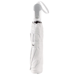 Guarda-chuva dobrável personalizável, branco com estrutura preta Ø98 cor branco quinta vista