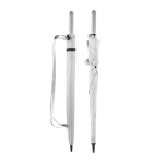 Guarda-chuva grande de design quadrado a prova de vento Ø121 cor branco quarta vista