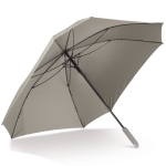 Guarda-chuva grande de design quadrado a prova de vento Ø121 cor cinzento-claro