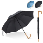 Guarda-chuva de RPET com cabo de madeira e design peculiar Ø103
