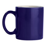 Caneca de cerâmica em várias cores com capacidade de 300ml cor azul-escuro segunda vista