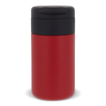 Garrafa térmica de parede dupla com tampa rebatível 250ml cor vermelho-escuro