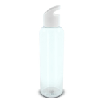 Garrafa de RPET de cores transparentes com asa geométrica 600ml cor branco