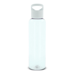 Garrafa de RPET de cores transparentes com asa geométrica 600ml cor branco segunda vista