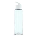 Garrafa de RPET de cores transparentes com asa geométrica 600ml cor branco quarta vista