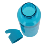 Garrafa de RPET de cores transparentes com asa geométrica 600ml cor turquesa sétima vista