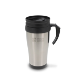 Copo de parede dupla de aço inoxidável com asa para transporte 350ml vista principal