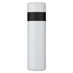 Termo de aço inoxidável com chávena e asa como tampa 350ml cor branco quarta vista